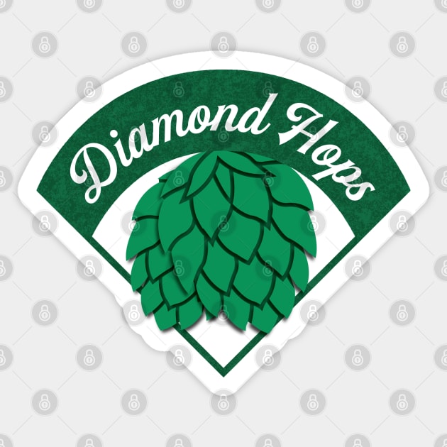 Diamond Hops Logo Sticker by Diamond Hops